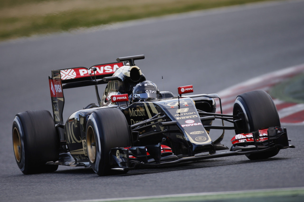 スパーク 1/43 ロータス メルセデス E23 マレーシアGP グロージャン