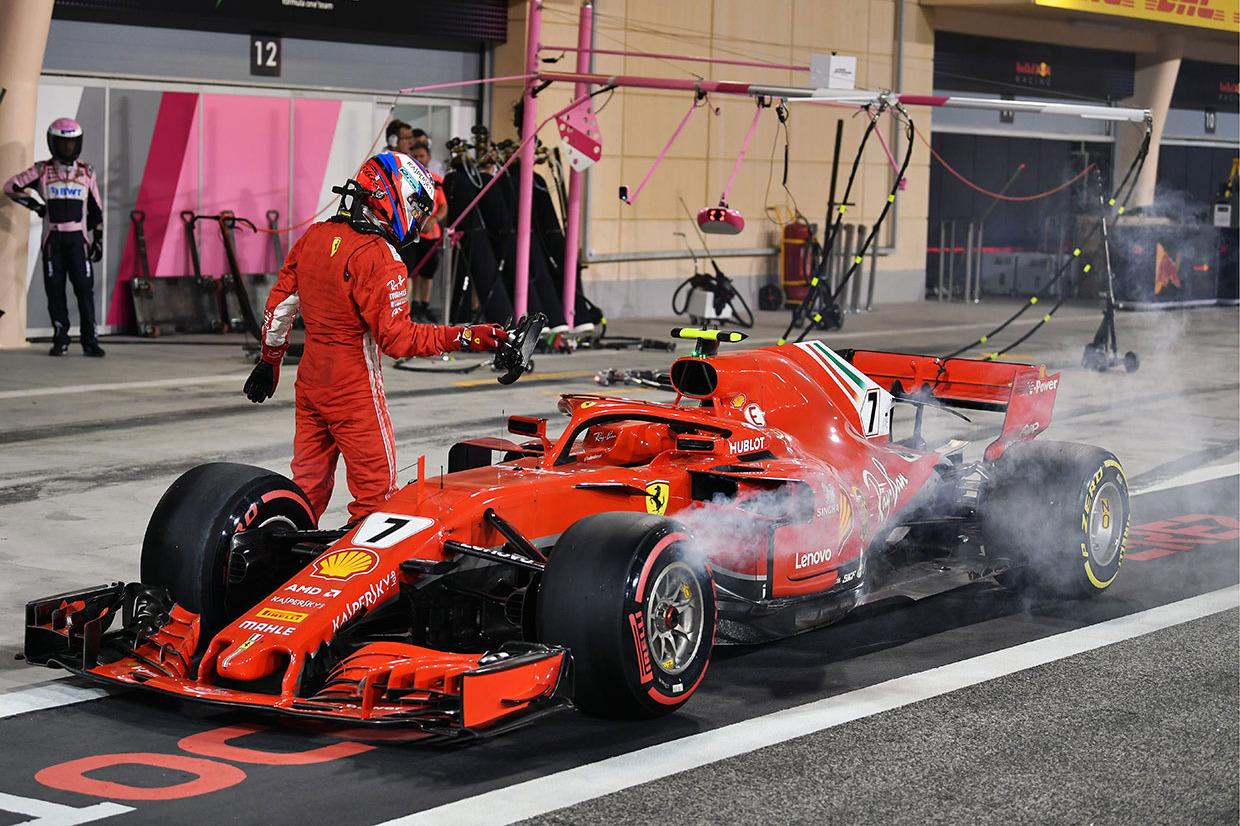 F1 Topic タイヤ交換のトラブルでフェラーリがライコネンのリタイアを決断した理由 F1速報公式サイト