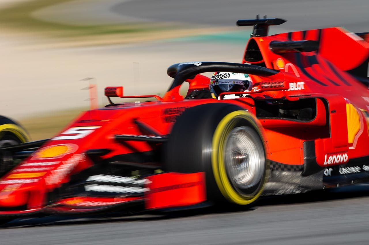 ベッテル F1バルセロナテスト初日にトップタイムを記録 マシンはほぼ完璧 これ以上望めないほど良い日だった F1速報公式サイト