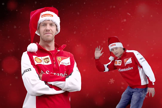 動画】ベッテルからMerry Xmas。キミの存在感- F速公式サイト -