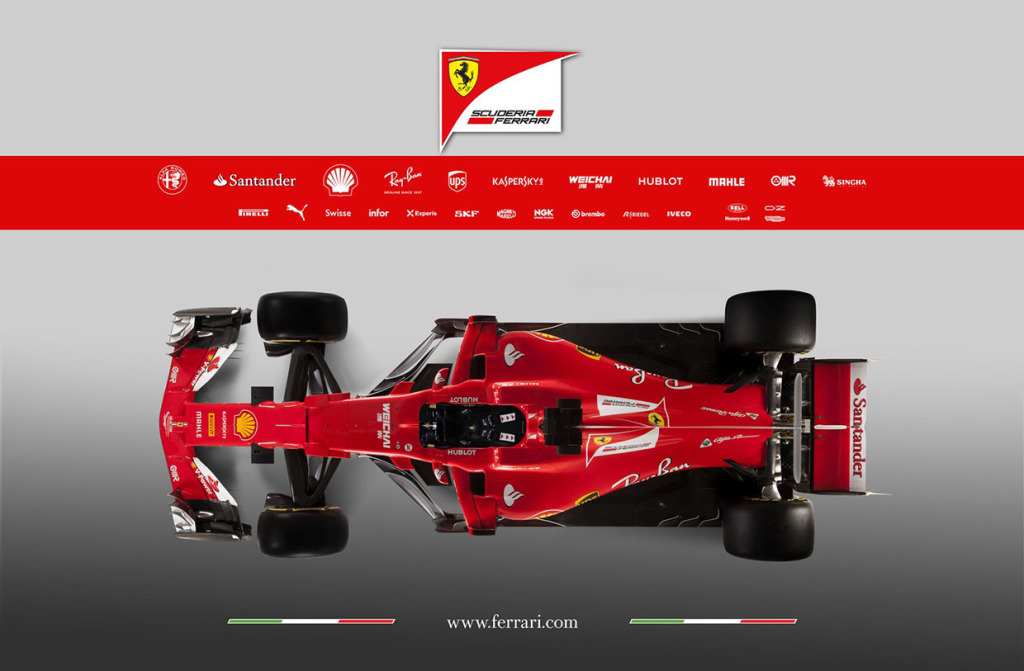 フェラーリF1、2017年シーズンに投入するニューマシン『SF70H』を発表