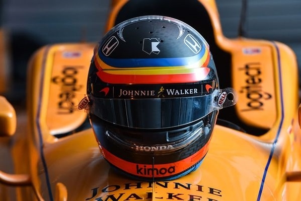 Bell 1/2 ミニ ヘルメット マクラーレン インディー 500 アロンソ Bell 1/2 ミニ ヘルメット マクラーレン インディー 500