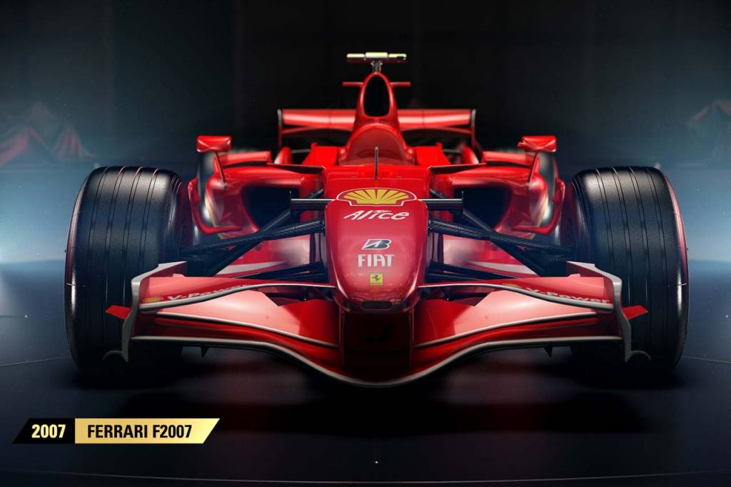 9月発売予定のF1最新ゲーム『F1 2017』。クラシックカー紹介