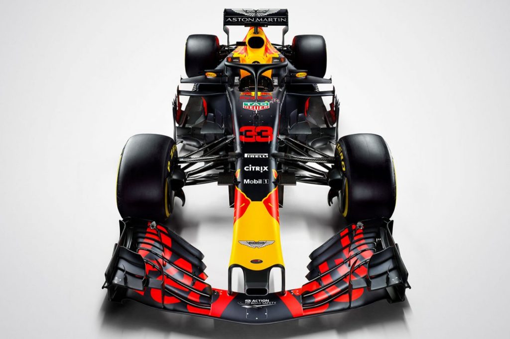 レッドブル、2018年シーズンを戦う『RB14』の正式カラーを公開