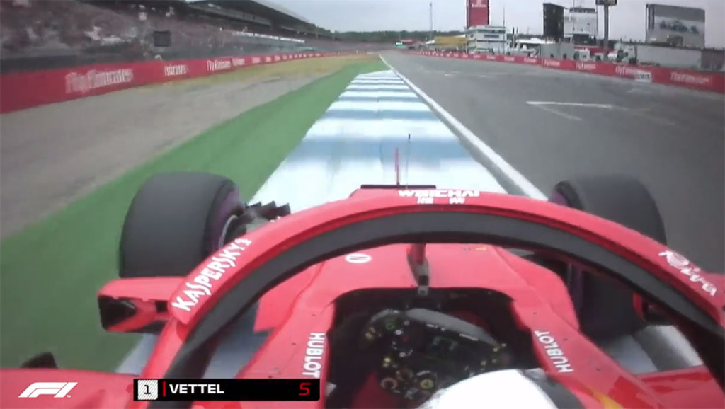 動画】セバスチャン・ベッテルの予選ポールラップ／F1第11戦ドイツGP
