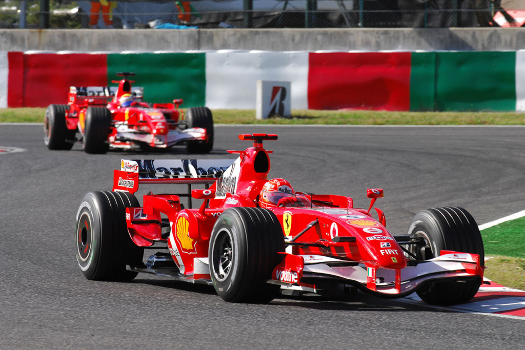30回記念の2018年F1日本GPにデイモン・ヒルとフェラーリ248F1が登場 