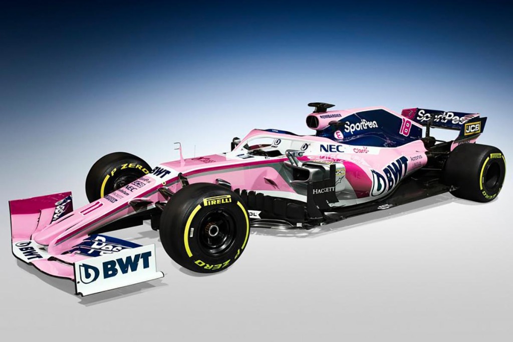 スポーツペサ・レーシング・ポイントF1が2019年型マシンのカラー