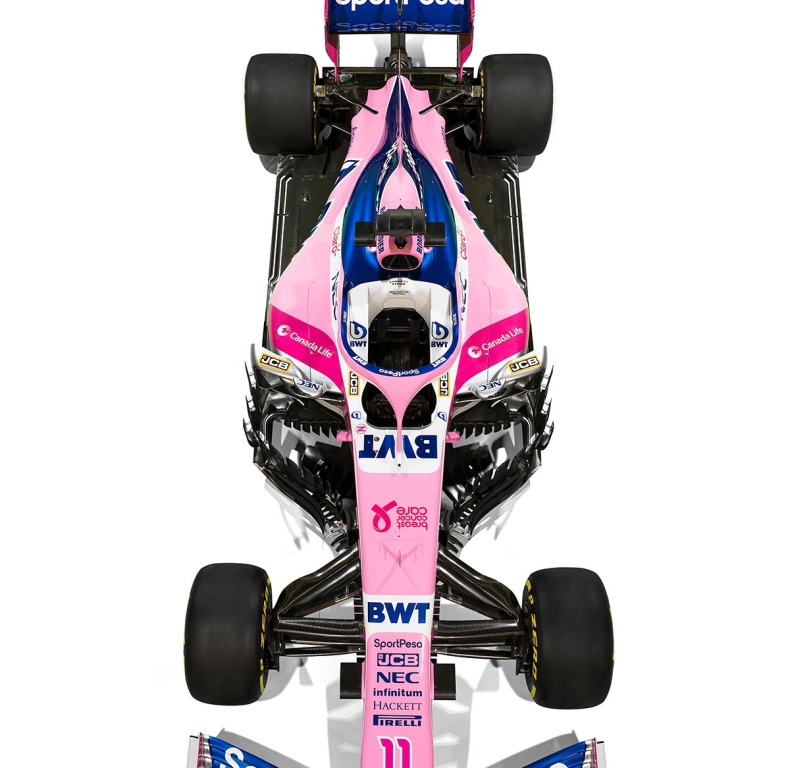 スポーツペサ・レーシング・ポイントF1が2019年型マシンのカラー