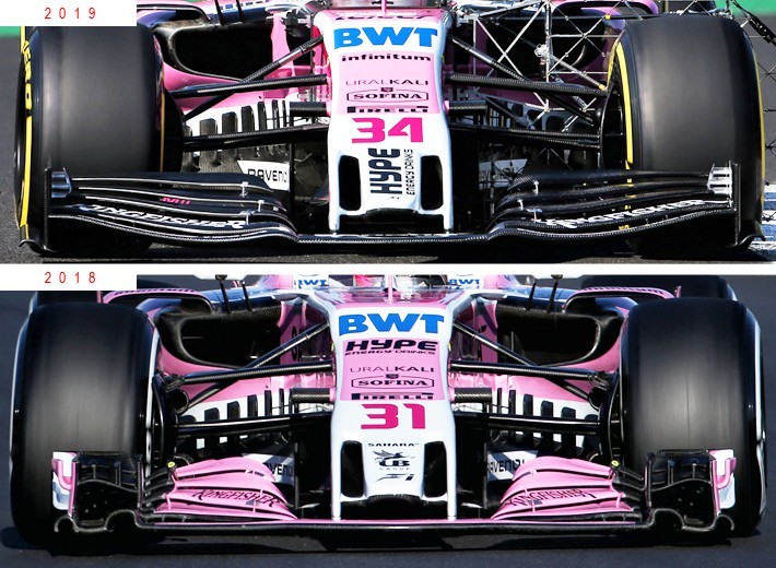 2019年F1技術レギュレーション解説（1）フロントウイングを単純化