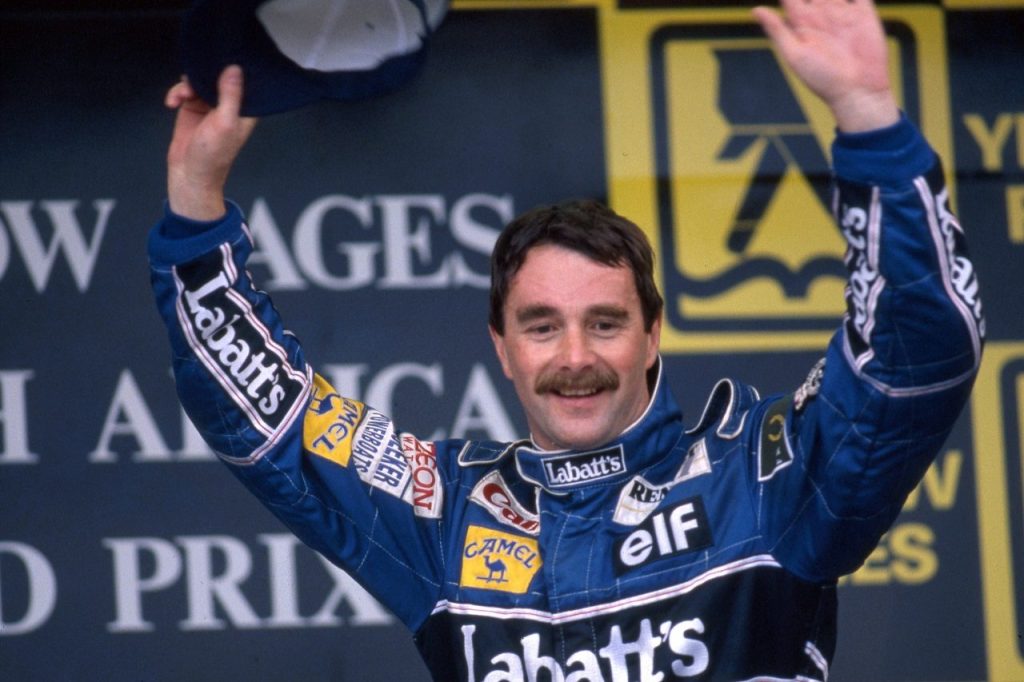 ナイジェル マンセル 色紙（違ってたらごめんなさい） F1名ドライバー列伝（2）ナイジェル・マンセル：判官びいきのファンの