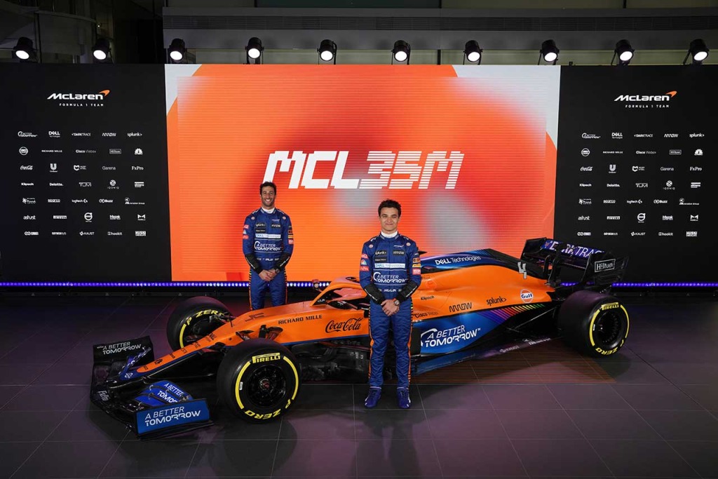 ギャラリー】2021年型マクラーレンF1マシン『MCL35M』- F速公式