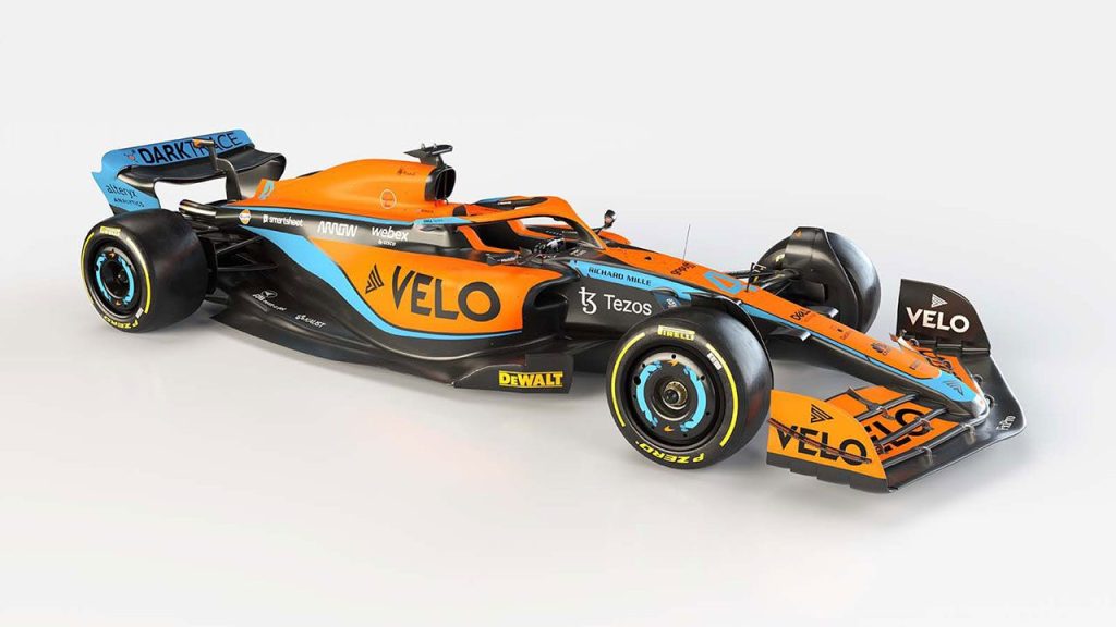 マクラーレンF1が2022年型マシン『MCL36』をお披露目。カラー