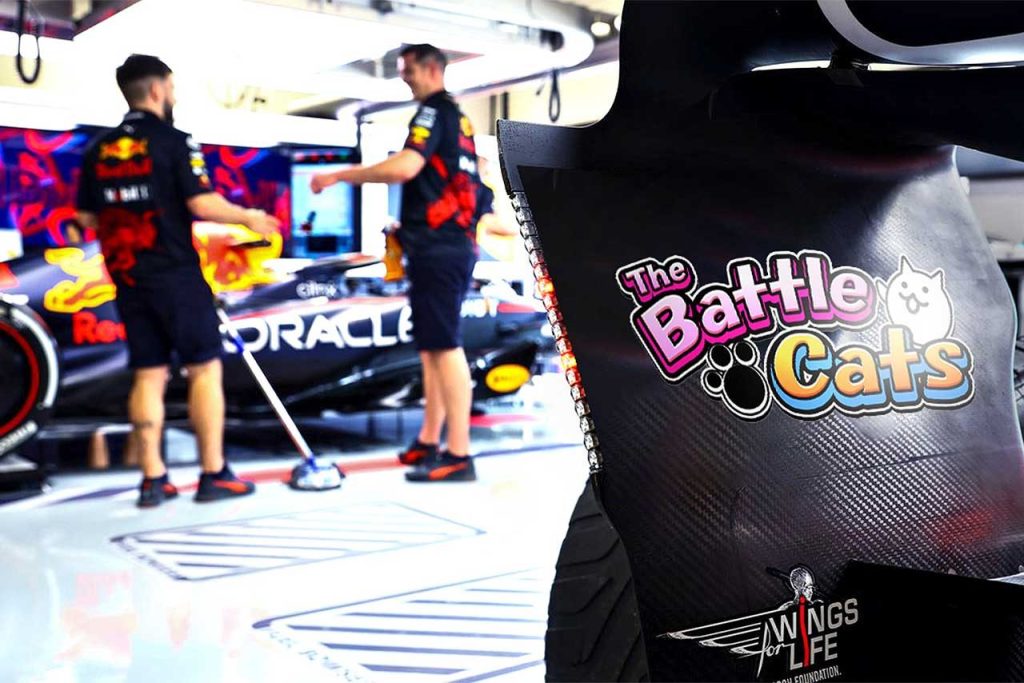 レッドブルF1、『にゃんこ大戦争』を運営するポノスとの日本GPで