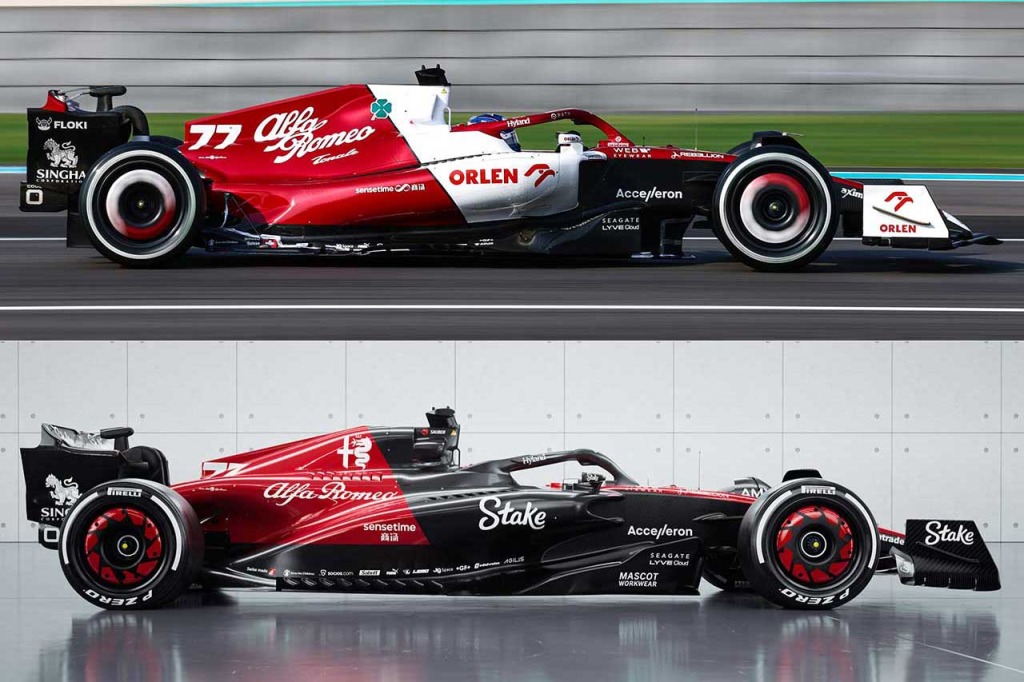 アルファロメオF1『C43』はサイドポンツーンとリヤエンドを一新。15mm