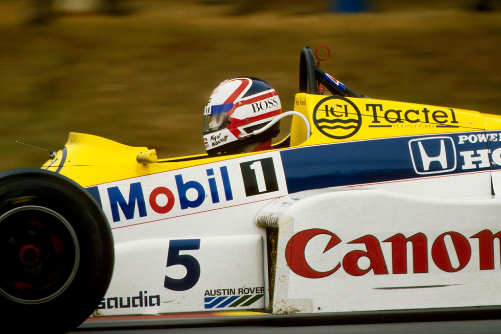 1992年F1王者マンセル、ヘルメットやトロフィーなどの個人コレクションをオークションに出品。昨年はマシンも売却- F1速報公式サイト -